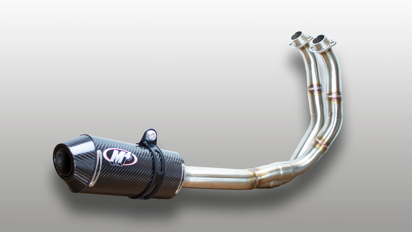 Full Exhaust w/ Carbon Fiber Muffler - For 22-23 Yamaha R7 - Click Image to Close