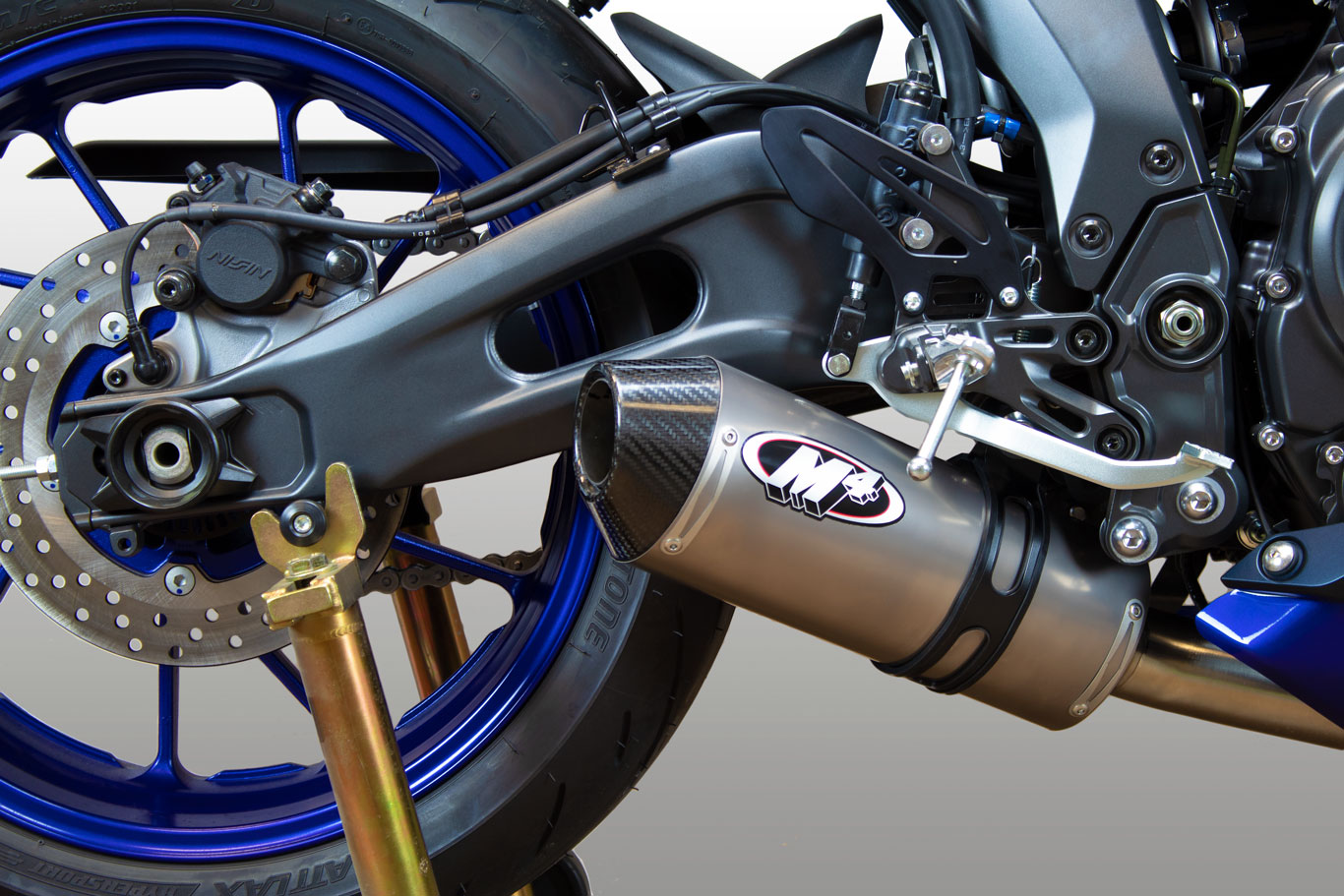 Full Exhaust w/ Titanium Muffler - For 22-23 Yamaha R7 - Click Image to Close