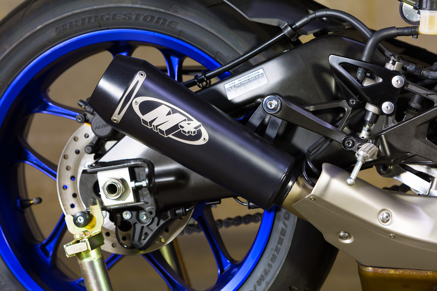 GP2 Black Ceramic Slip On Exhaust - For 15-23 Yamaha R1 - Click Image to Close