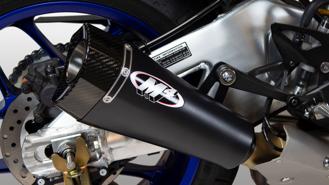 RM1 Black Slip on Exhaust - For 15-22 Yamaha R1 - Click Image to Close