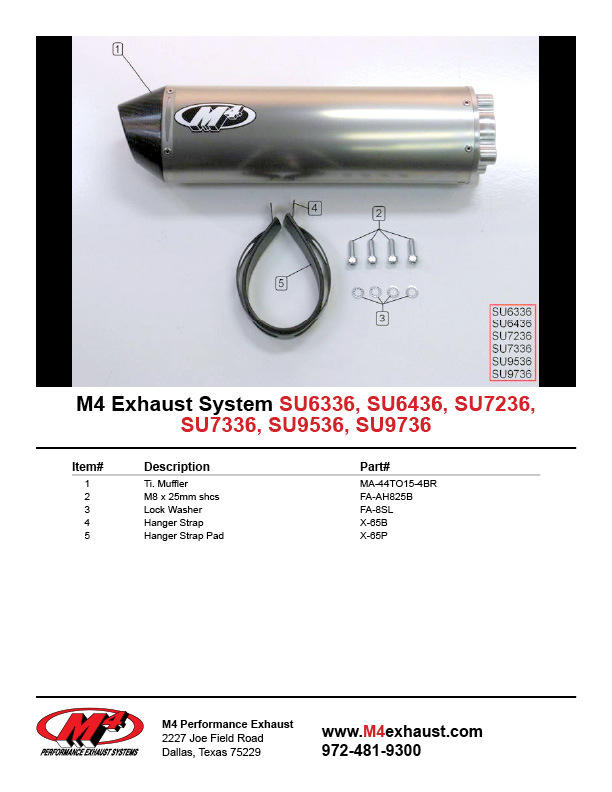 Titanium Bolt On Exhaust Muffler - For 01-02 Suzuki GSXR1000 - Click Image to Close