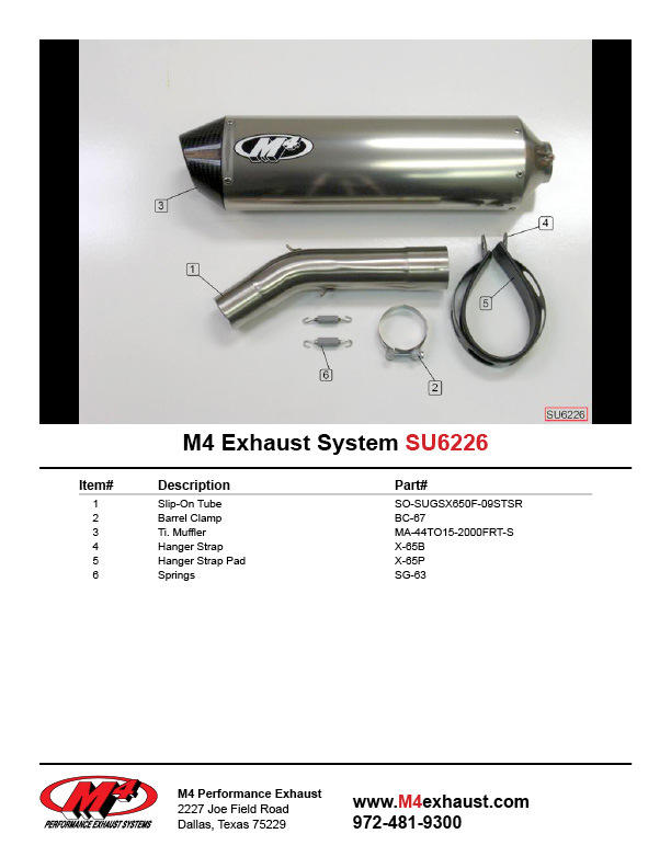 Titanium Slip On Exhaust - For 01-05 Yamaha FZ1 - Click Image to Close
