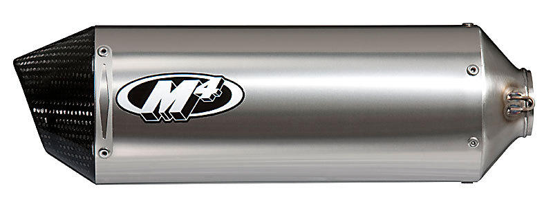 Titanium Slip On Exhaust - For 01-05 Yamaha FZ1 - Click Image to Close