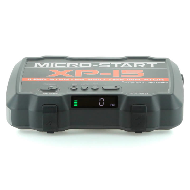 XP15 Micro-Start Jump Starter w/ Tire Inflator & Device Charging - Click Image to Close