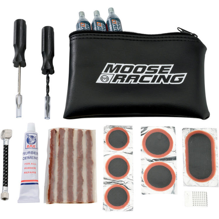Moose Racing Tire Repair Kit For Street & Off-Road - Tube or Tubeless - Click Image to Close