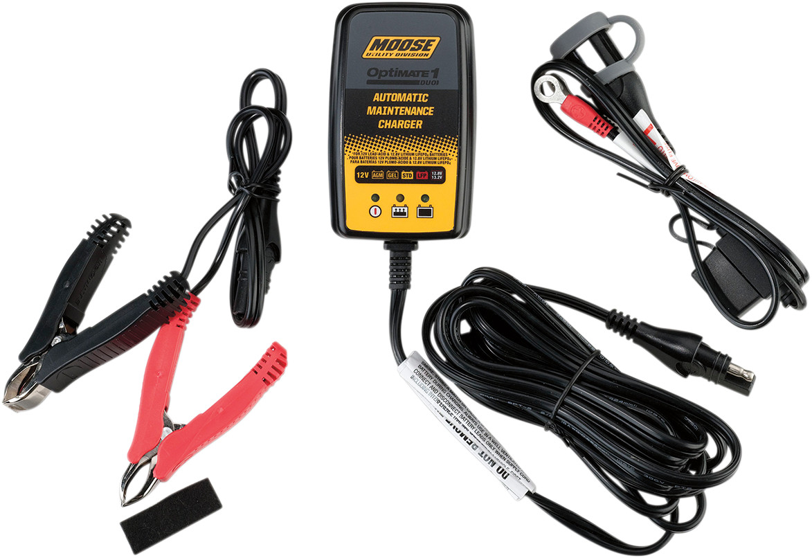 Optimate 1 DUO 12V Acid/Lithium Battery Charger - Click Image to Close