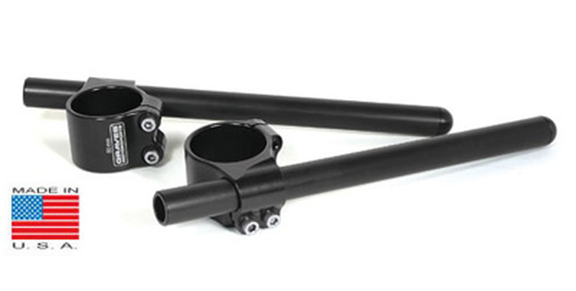 50mm Clip-on Motorcycle Handlebars - Click Image to Close