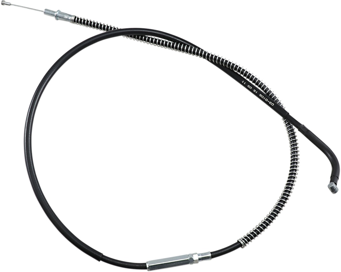 Black Vinyl Clutch Cable - 10-17 Kawasaki KLX110L - Click Image to Close