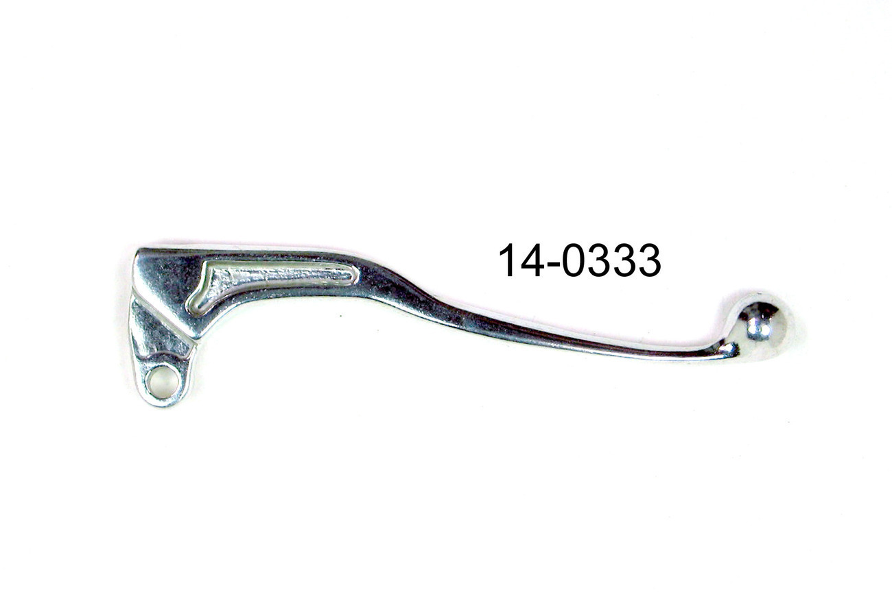Polished Aluminum Brake Lever - For 10-20 Kawasaki KLX110L 83-03 KX60 - Click Image to Close