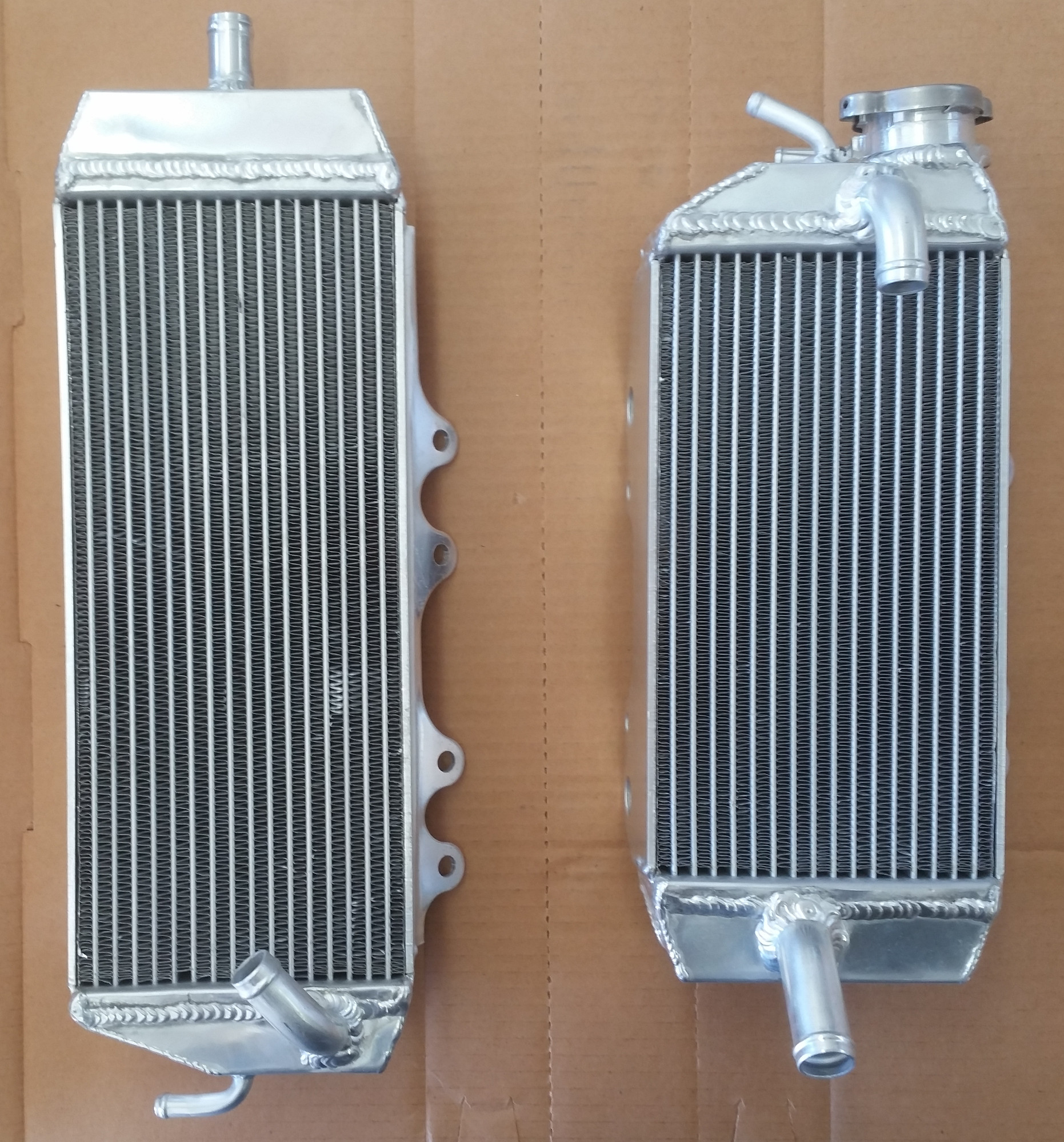 Heavy Duty Radiator Set - For 06-08 Kawasaki KX250F - Click Image to Close