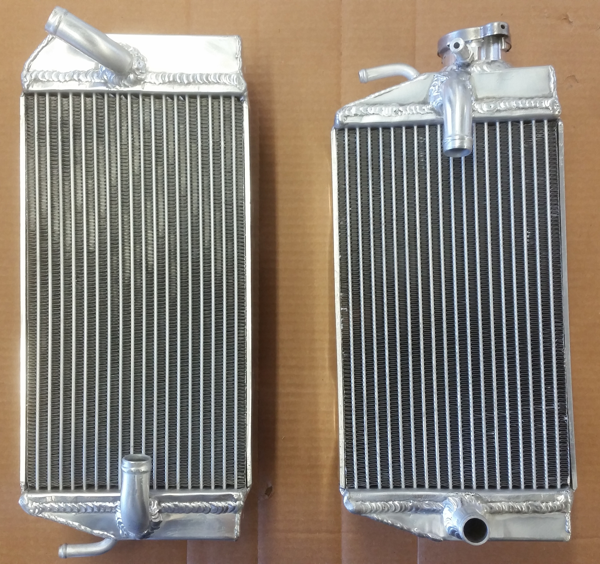 Motorcycle Replacement Radiator Set - Honda CRF150R/RB - Click Image to Close