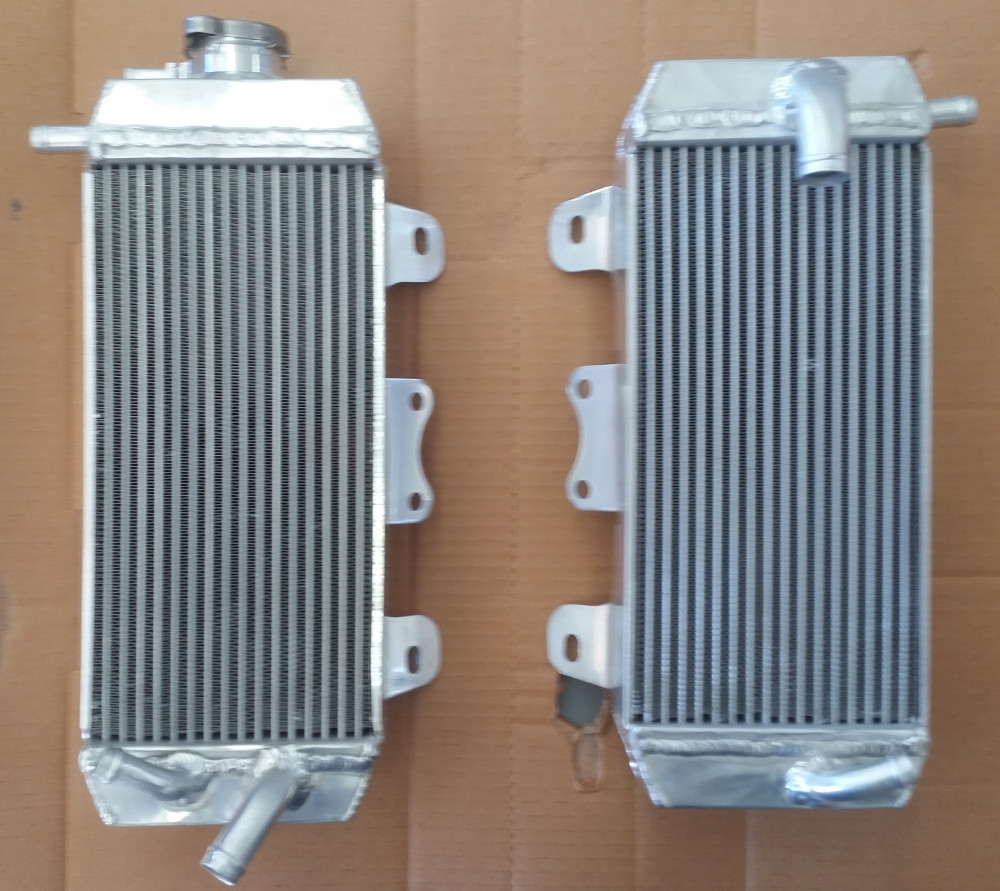 Motorcycle Replacement Radiator Set - 07-09 Yamaha YZ250F - Click Image to Close