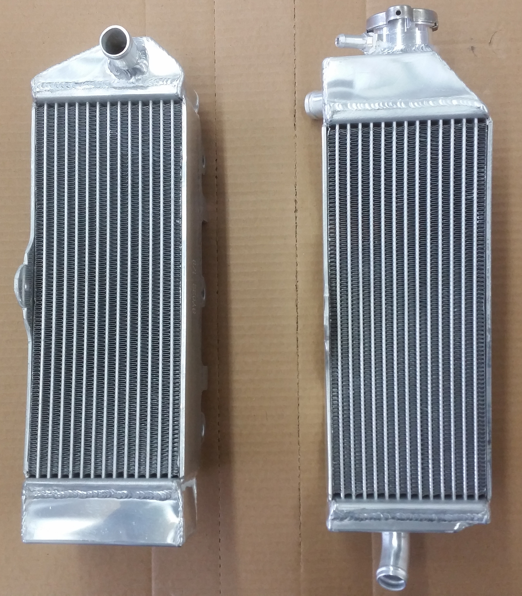 Motorcycle Replacement Radiator Set - For 89-95 Suzuki RM250 - Click Image to Close