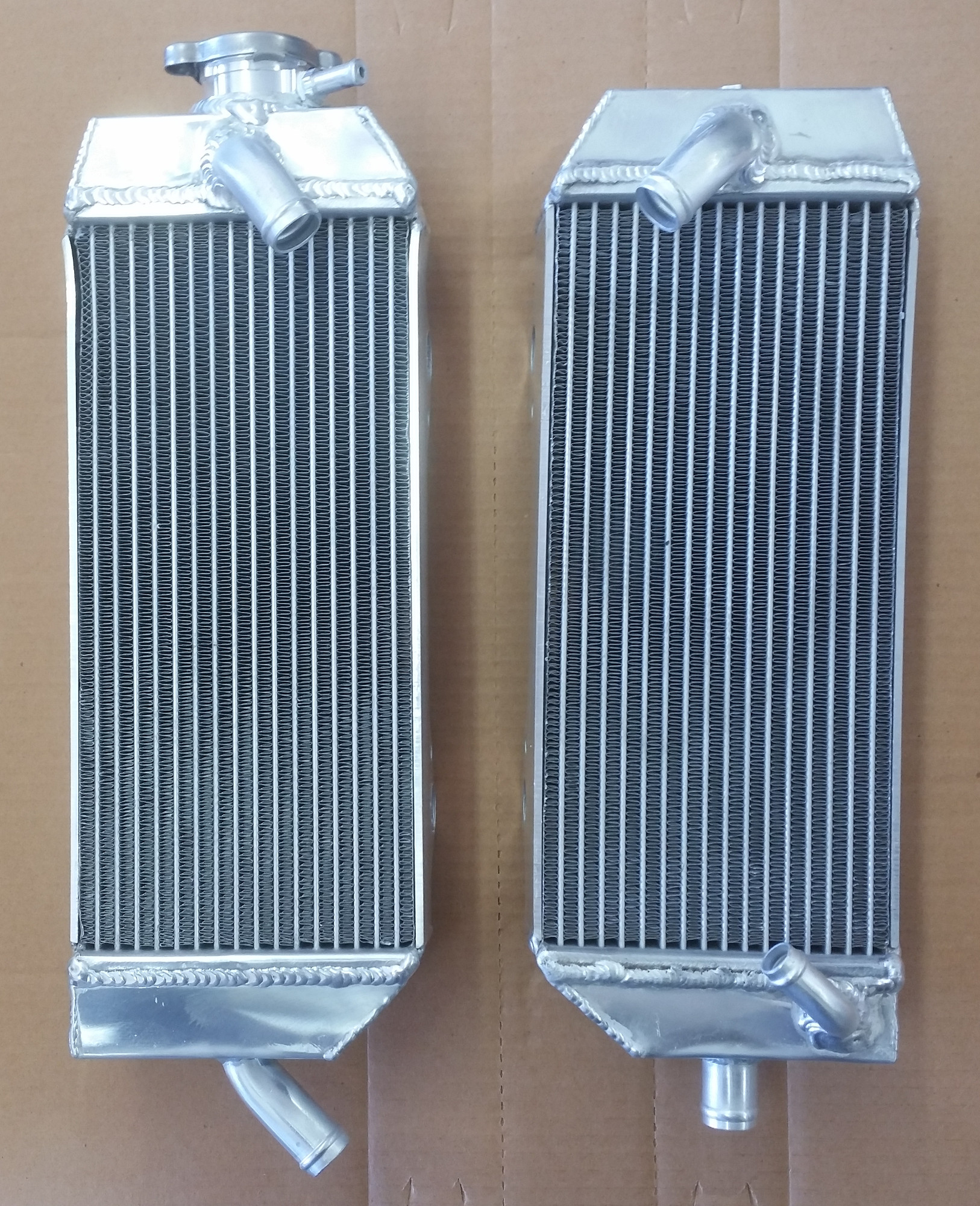 Heavy Duty Radiator Set - For 03-07 KTM 250-525 - Click Image to Close