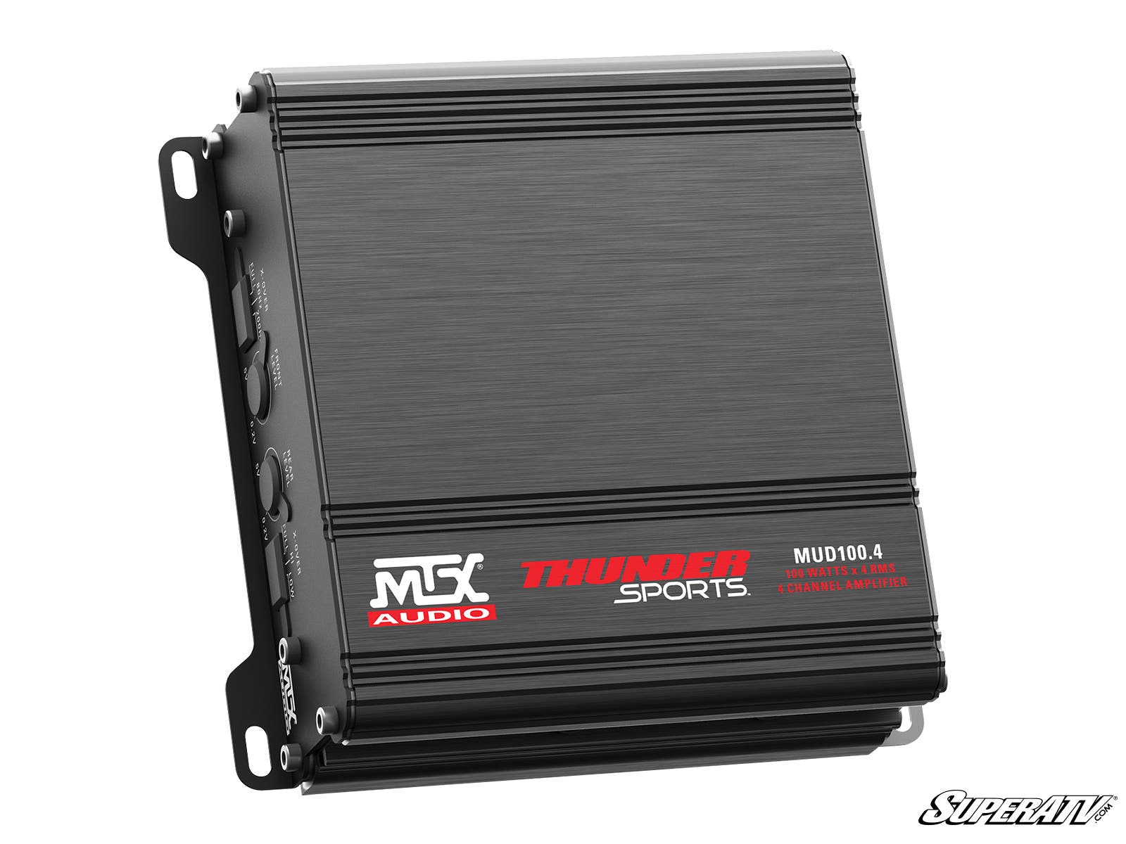 400 Watt RMS, 4 Channel UTV Amplifier - Class D Weather Resistant - 100 Watts RMS Per Channel - Click Image to Close
