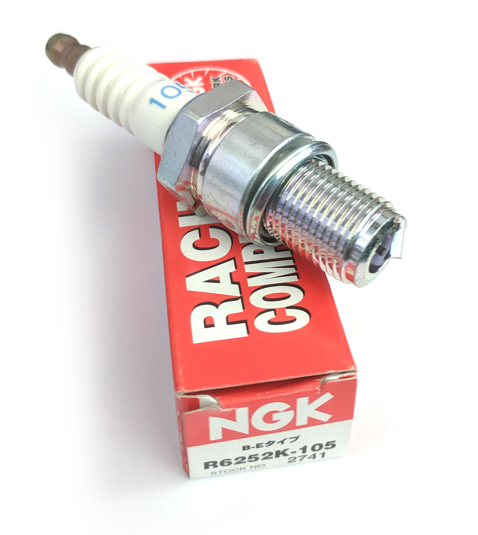 Racing Spark Plug R6252K-105 - 93-20 KX80/85/100 & 91-93 KX125 & 03 RM100 - Click Image to Close