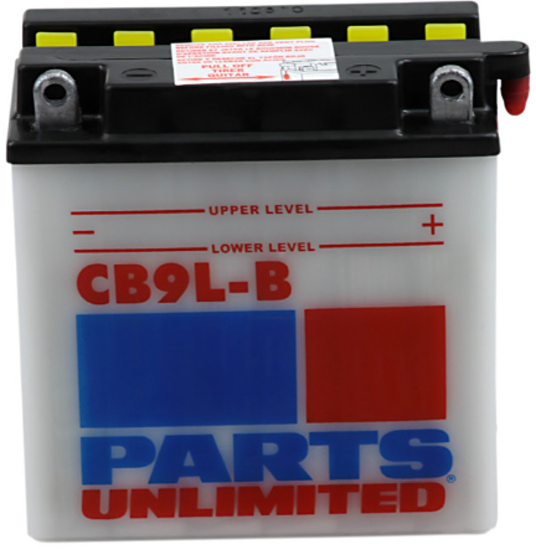 Heavy-Duty Battery 12V 9Ah - Replaces YB9L-B - Click Image to Close