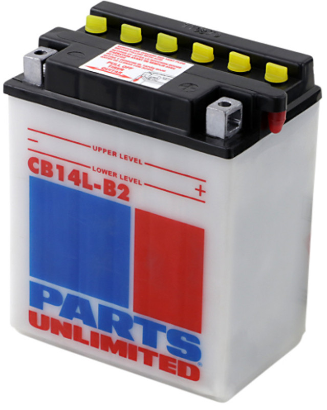 Heavy-Duty Battery 12V 14Ah - Replaces YB14L-B2 - Click Image to Close