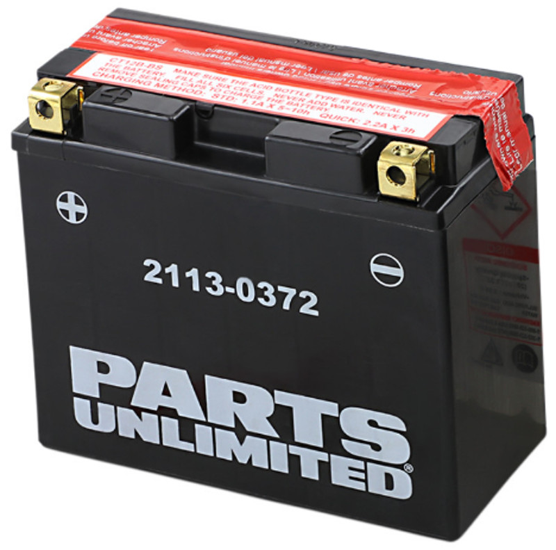AGM Maintenance Free Battery 215CCA 12V 10Ah - Replaces YT12B-BS - Click Image to Close