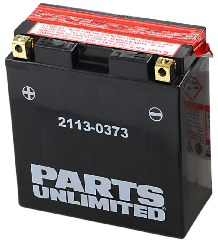 AGM Maintenance Free Battery 210CCA 12V 12Ah - Replaces YT14B-BS - Click Image to Close