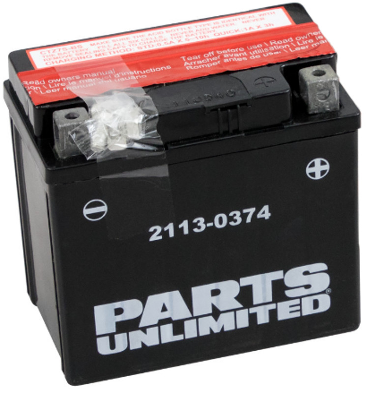 AGM Maintenance Free Battery 130CCA 12V 6Ah - Replaces YTZ7S - Click Image to Close