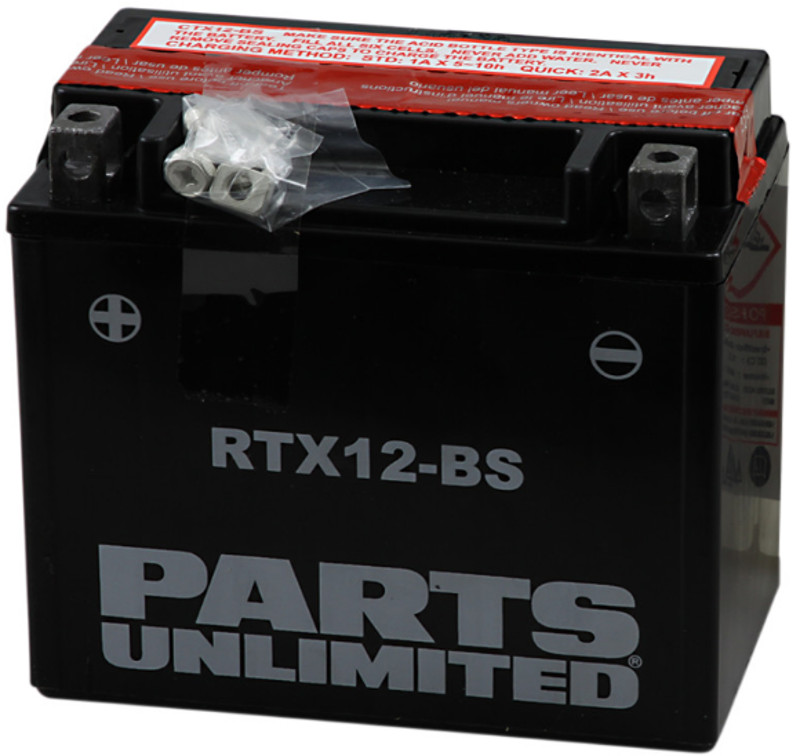 Sealed AGM Battery - Replaces YTX12-BS - Click Image to Close