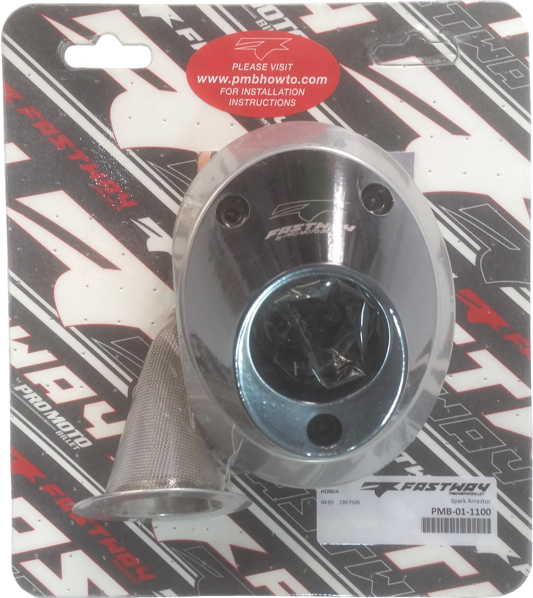 Exhaust Spark Exhaust End Cap - 04-05 Honda CRF250R - Click Image to Close
