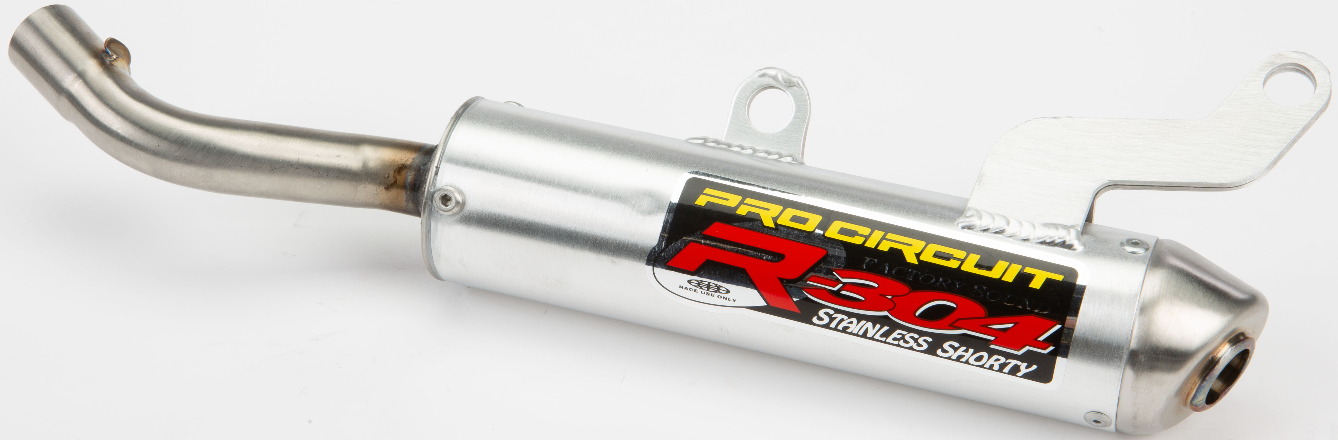 R-304 Shorty Aluminum Slip On Exhaust Silencer - For 03-20 YZ250/X - Click Image to Close