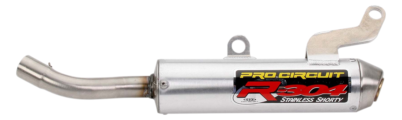 R-304 Shorty Aluminum Slip On Exhaust Silencer - For 03-20 YZ250/X - Click Image to Close