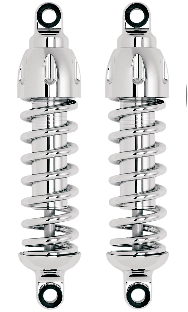 12" 430 Series Shocks Chrome - HD Dyna - Click Image to Close