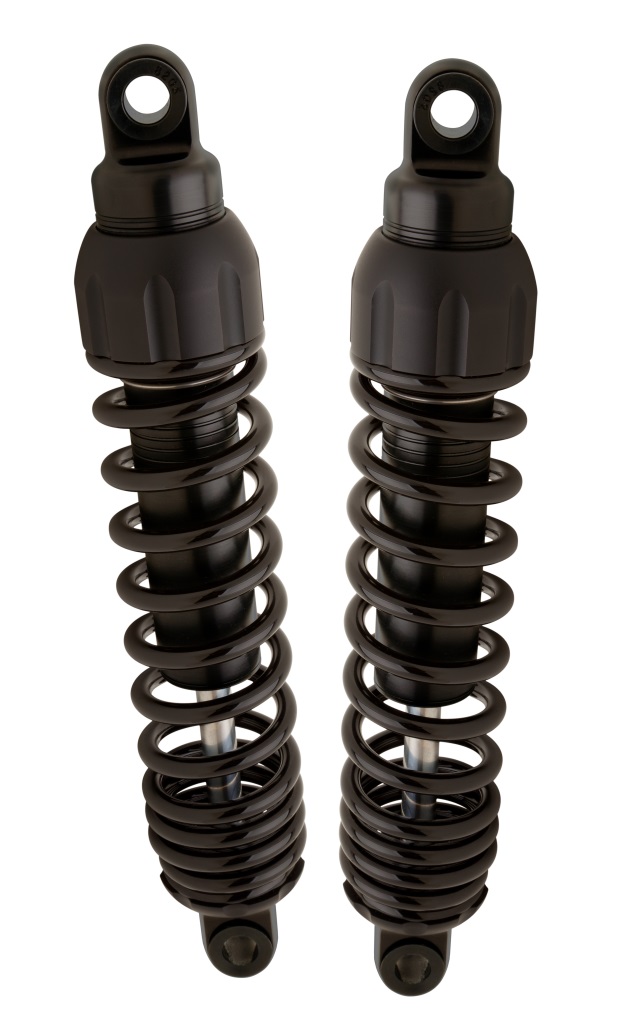444 Series Shocks 13" Super Duty - Black - For 06-20 Harley Touring - Click Image to Close