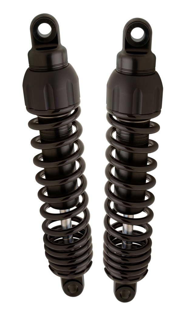 444 Black 11.5" Shocks - For 15-16 Indian Scout/Sixty - Click Image to Close