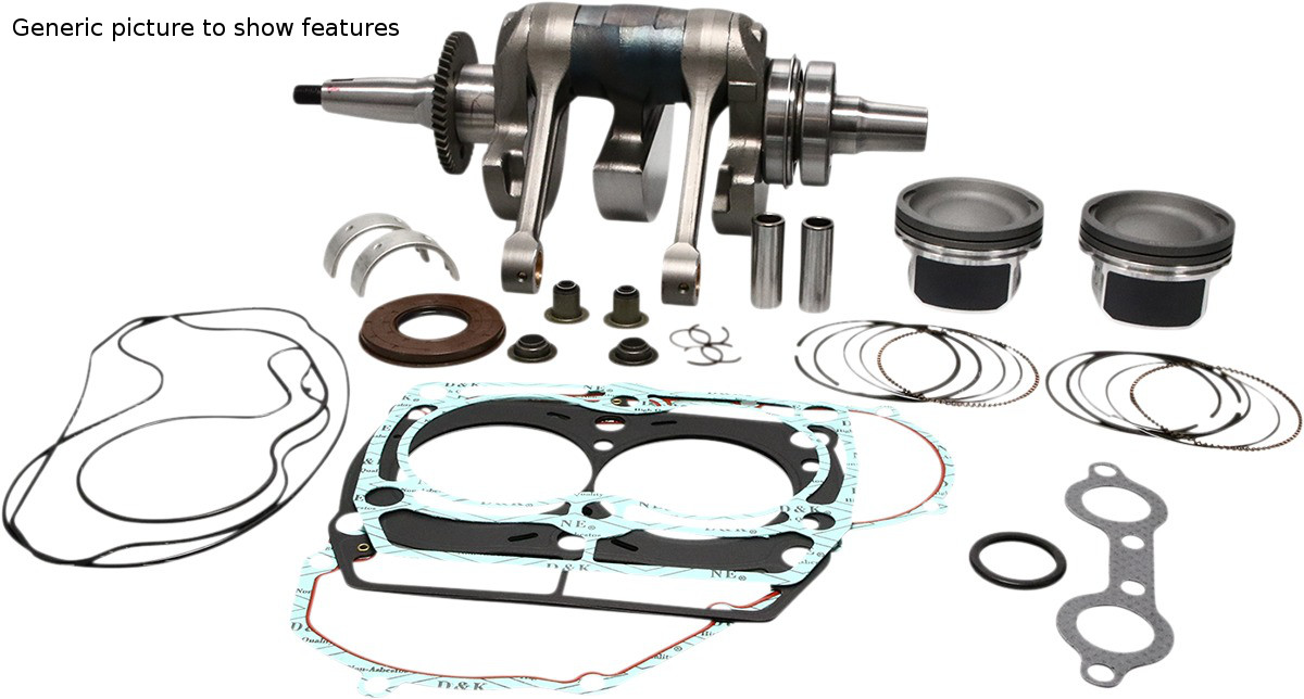 Complete Engine Rebuild Kit +0.02mm Bore - 08-09 Polaris Sportsman 800 HO - Click Image to Close