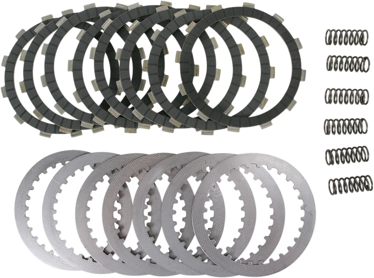 DRCF Complete Clutch Kit - CFK Plates, Steels, & Springs - Click Image to Close