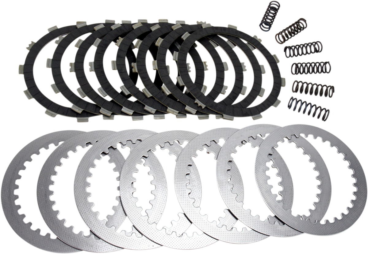 DRCF Complete Clutch Kit - CFK Plates, Steels, & Springs - Click Image to Close