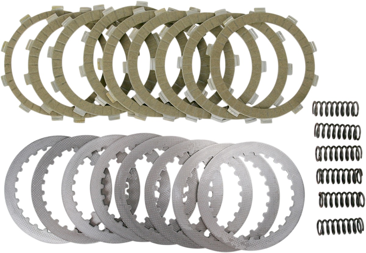 SRK Complete Clutch Kit - Aramid Fiber Friction Plates, Steels, & Springs - Click Image to Close