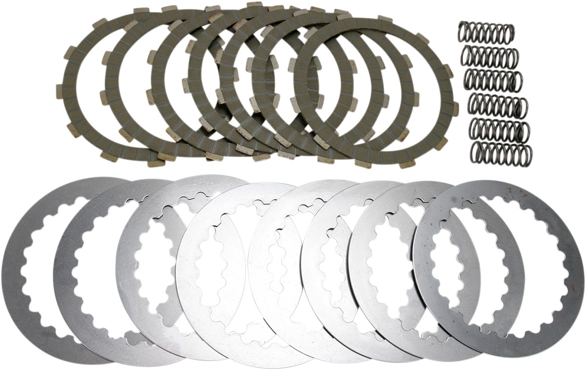 DRC Complete Clutch Kit - Cork CK Plates, Steels, & Springs - CLUTCH PLATES COMPLETE KITS & SPRINGS - Click Image to Close