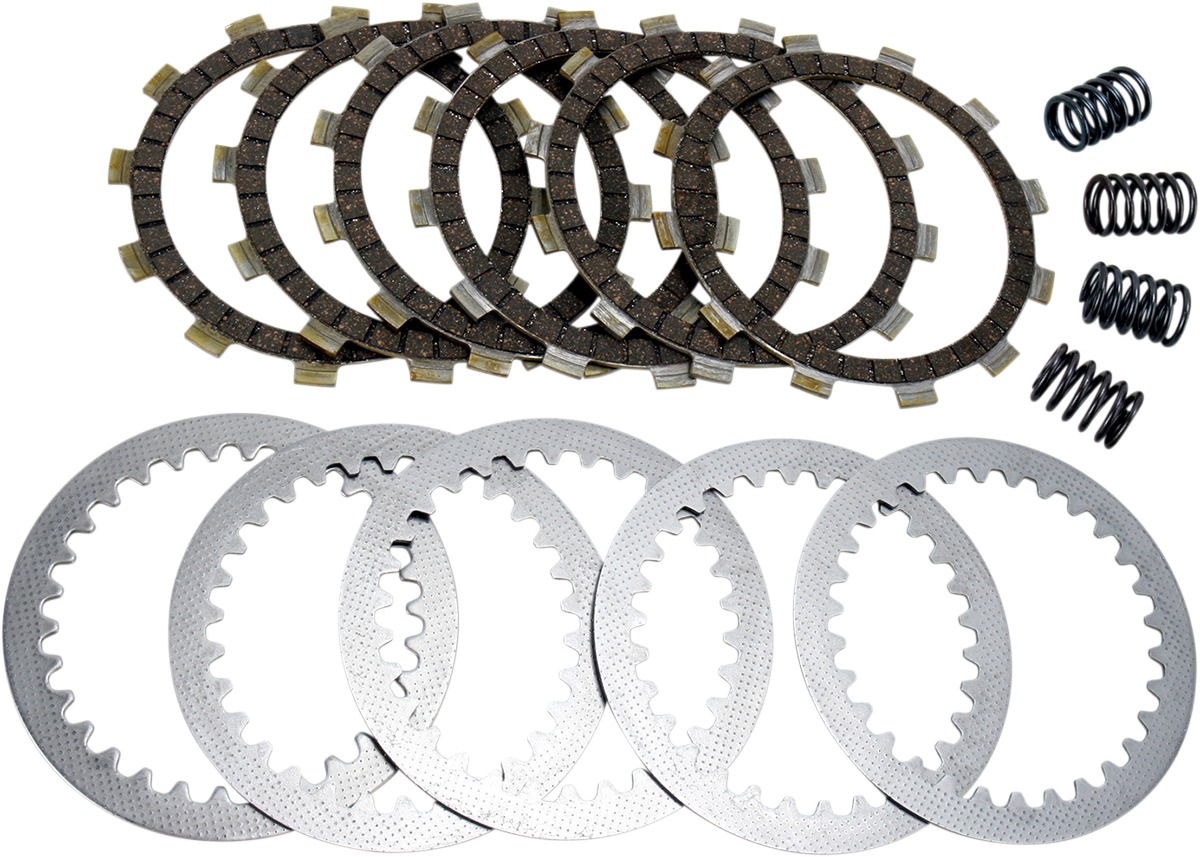 DRC Complete Clutch Kit - Cork CK Plates, Steels, & Springs - 2002 Suzuki LTF250 Ozark - Click Image to Close