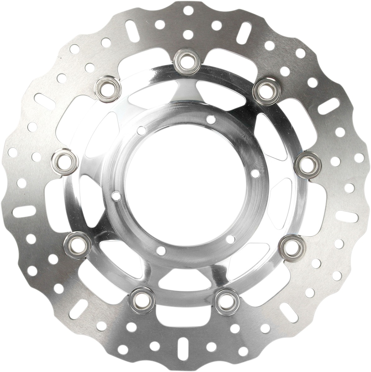 Polished Brake Rotor - For 04-05 Honda CBR1000RR - Click Image to Close