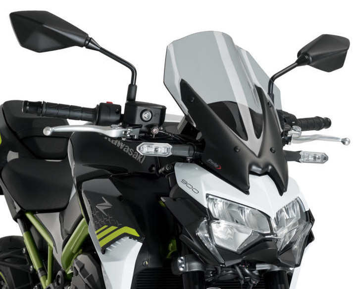 Naked New Gen Touring Windscreen - Smoke - For 20-21 Kawasaki Z900 - Click Image to Close
