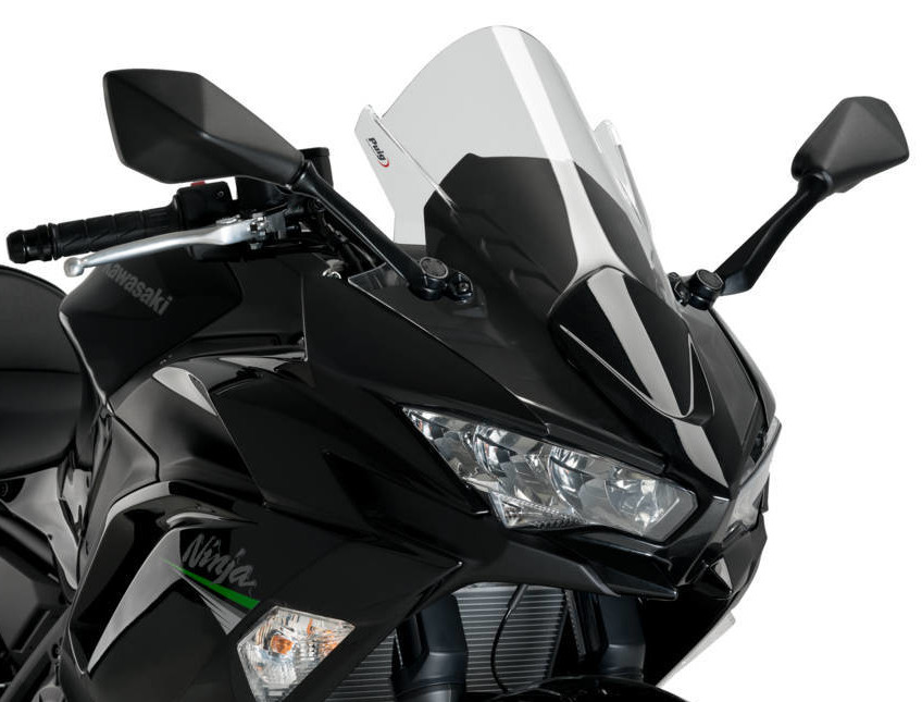 Z-Racing Windscreen - Clear - For 20-21 Kawasaki Ninja 650 - Click Image to Close
