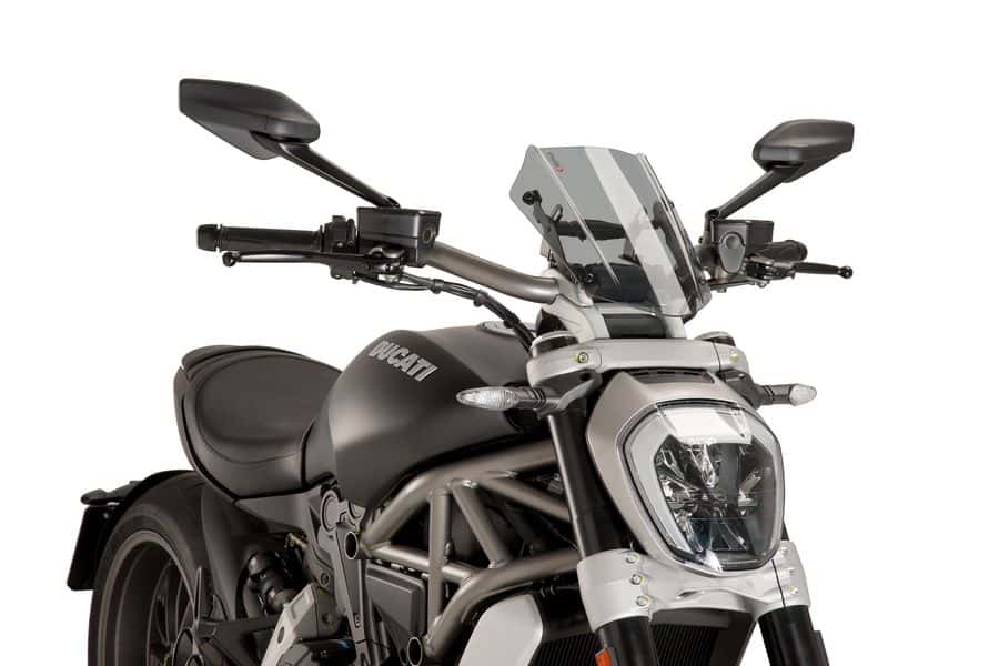 Naked New Gen Smoke Windscreen - Ducati XDiavel - Click Image to Close