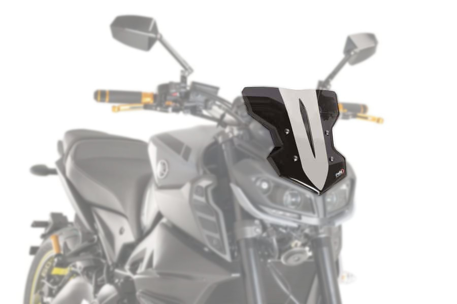 NNG Sport Windscreen Dark Smoke - For Yamaha FZ09 MT09 - Click Image to Close