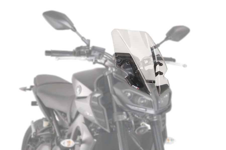 Windshield NNG Touring Clear - For Yamaha FZ09 MT09 - Click Image to Close