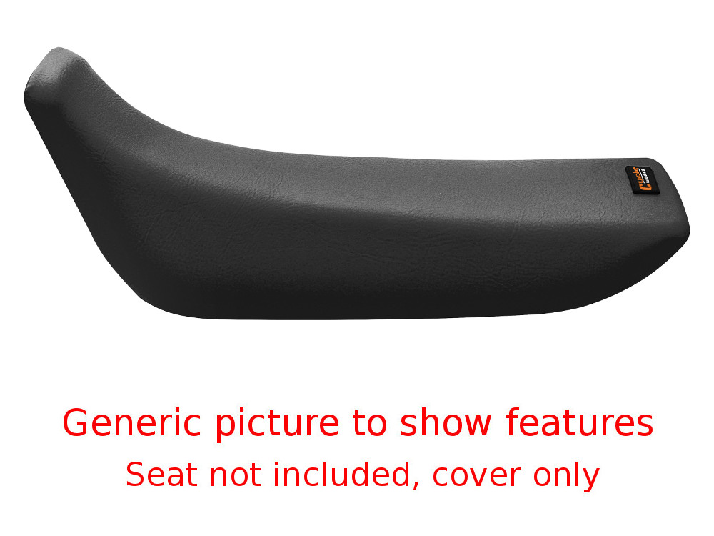 Black Seat Cover ONLY - 02-07 Suzuki LTA500F Vinson - Click Image to Close