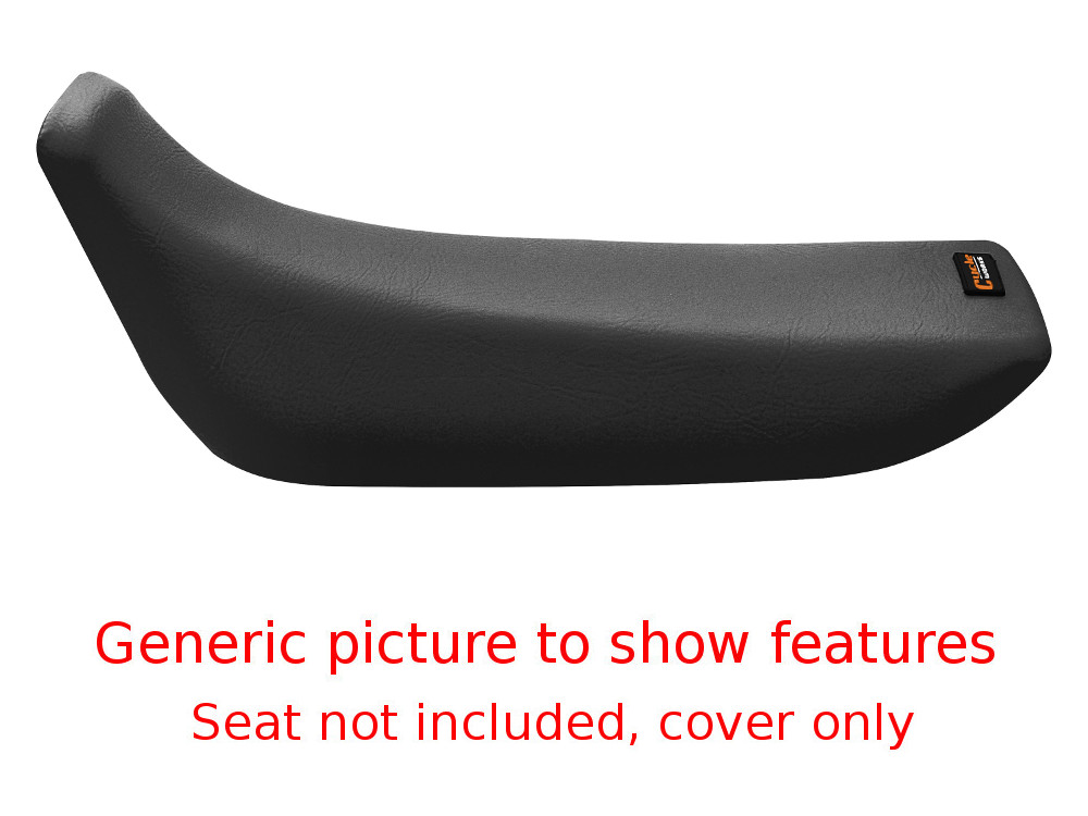 Black Seat Cover ONLY - 88-98 Suzuki 250 Quadrunner/300 King Quad 300 - Click Image to Close