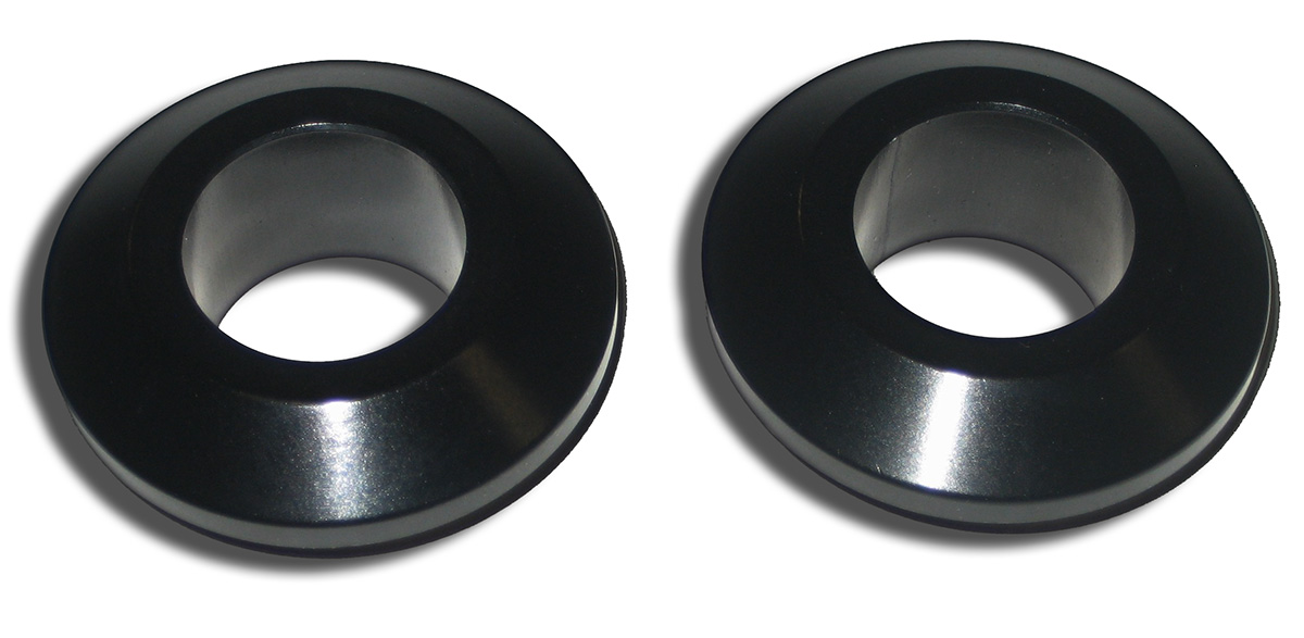 R6 WORKS Captive Front Wheel Spacer Kit - Click Image to Close