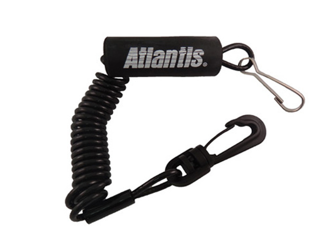 Atlantis Replacement Lanyard Black Universal Watercraft - Universal floating lanyard for watercraft - Click Image to Close