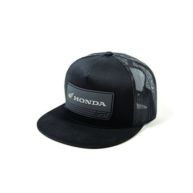 Factory Effex 2021 Honda Racewear Hat Black One Size Snapback - Black snapback trucker hat, one size, Honda Racewear - Click Image to Close