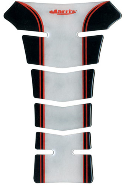 Ariete Harris EVO Puzzle Tank Protector Black White - Black/white modular tank protector, universal fit - Click Image to Close